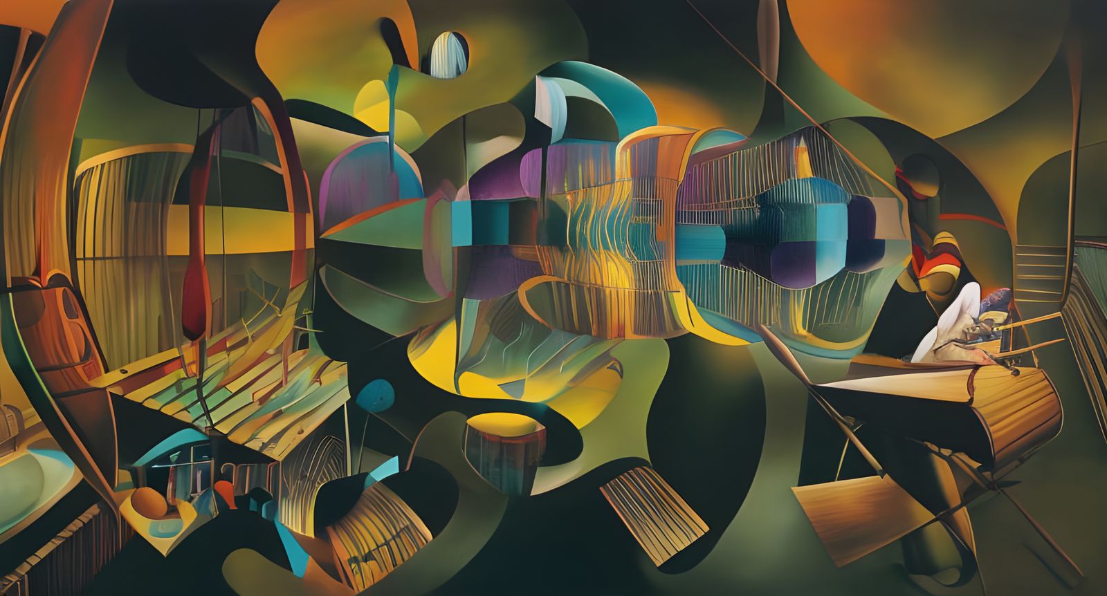 Striking Abstract Art with Magical Particles