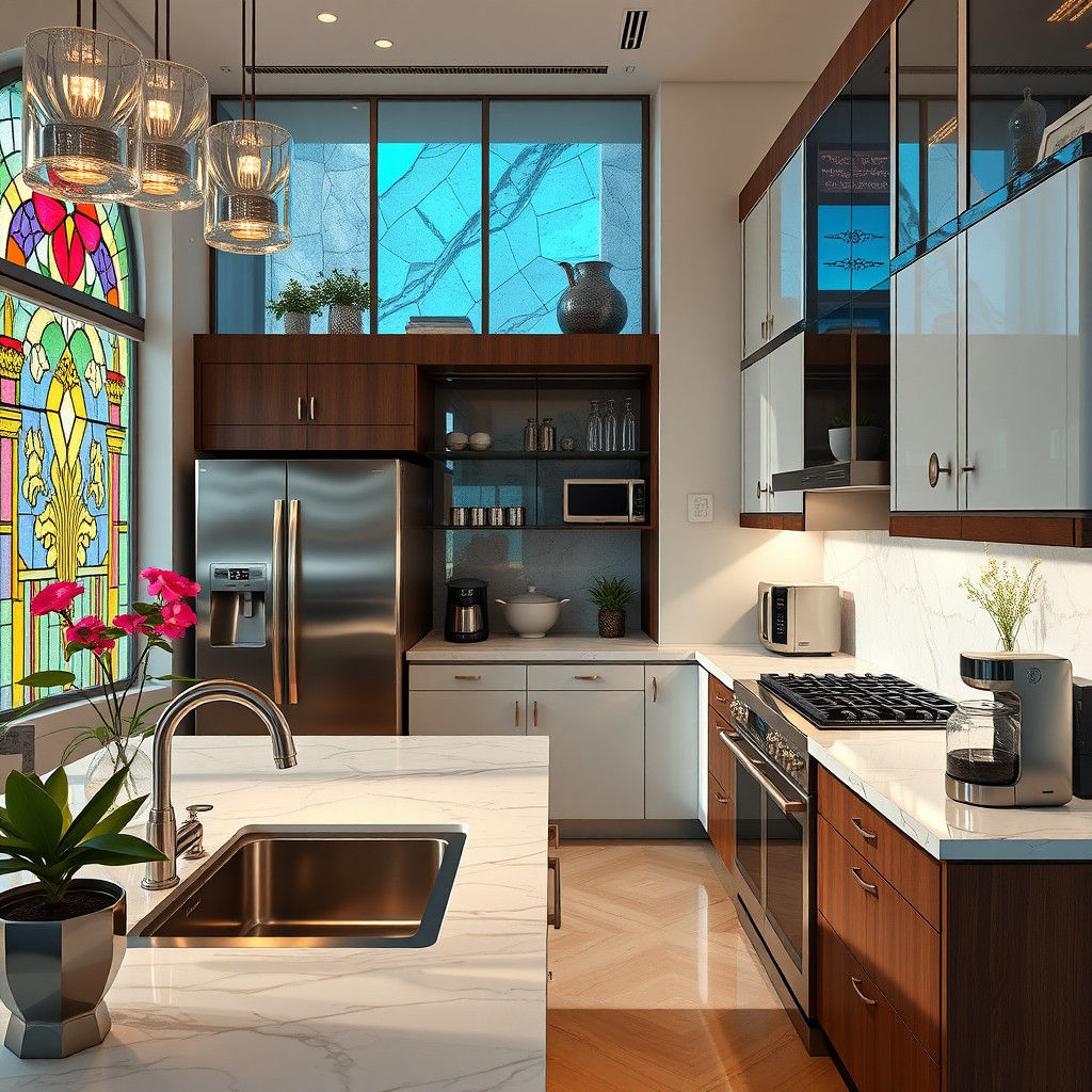 Luxurious Modern American Kitchen in 8K Unreal Engine