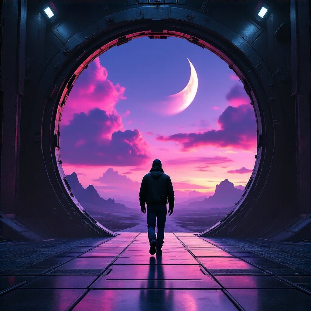 Twilight Portal: A Sci-Fi 3D Render