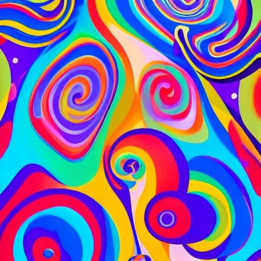 Obi-Wan in a Psychedelic Candyland Wonderland