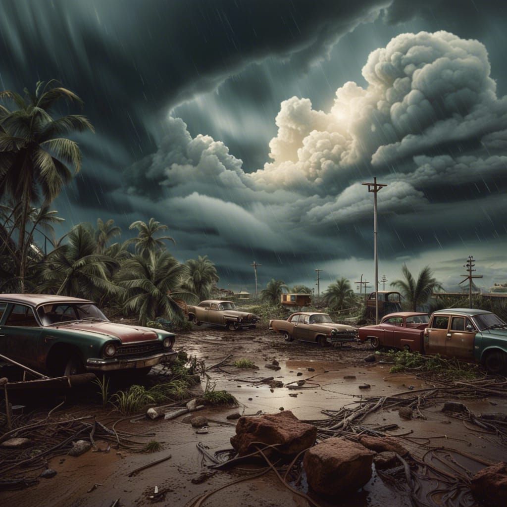 Cyclone Tracy: A Dramatic Digital Painting