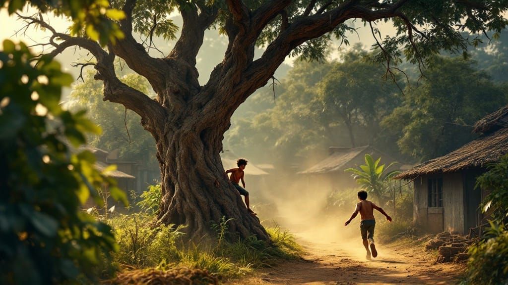 Young Adventurer Thrives in Rural Village