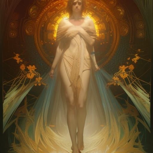 Goddess of Creation: Dark Fantasy Concept Art