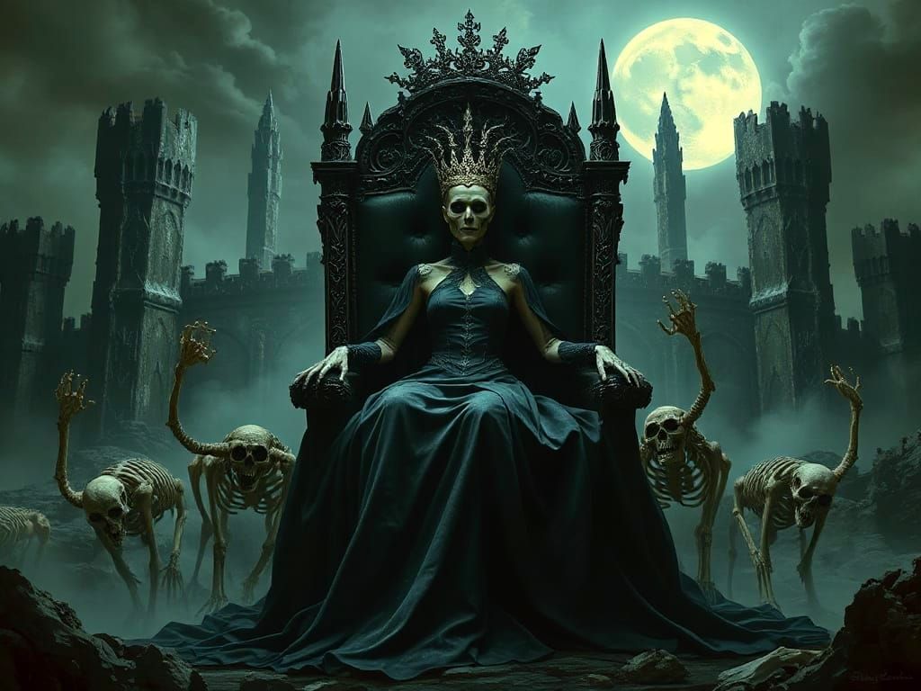 Marrow Queen: Sinister Sovereign of Skeletons