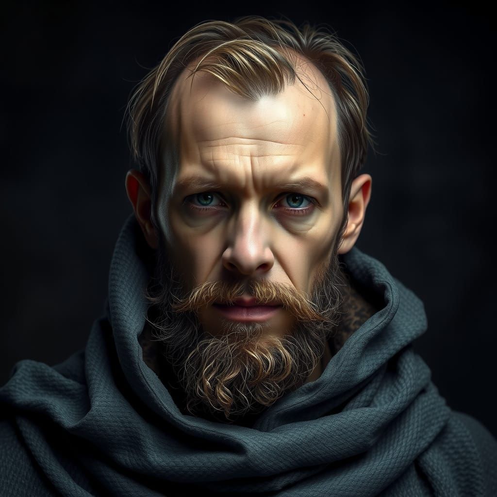 Young Priest of Winter and War Portrait