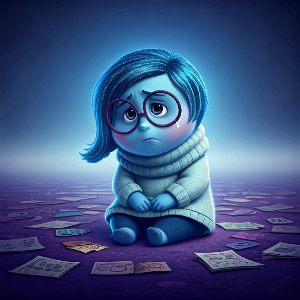 Melancholic Sadness in a Faded Paradise