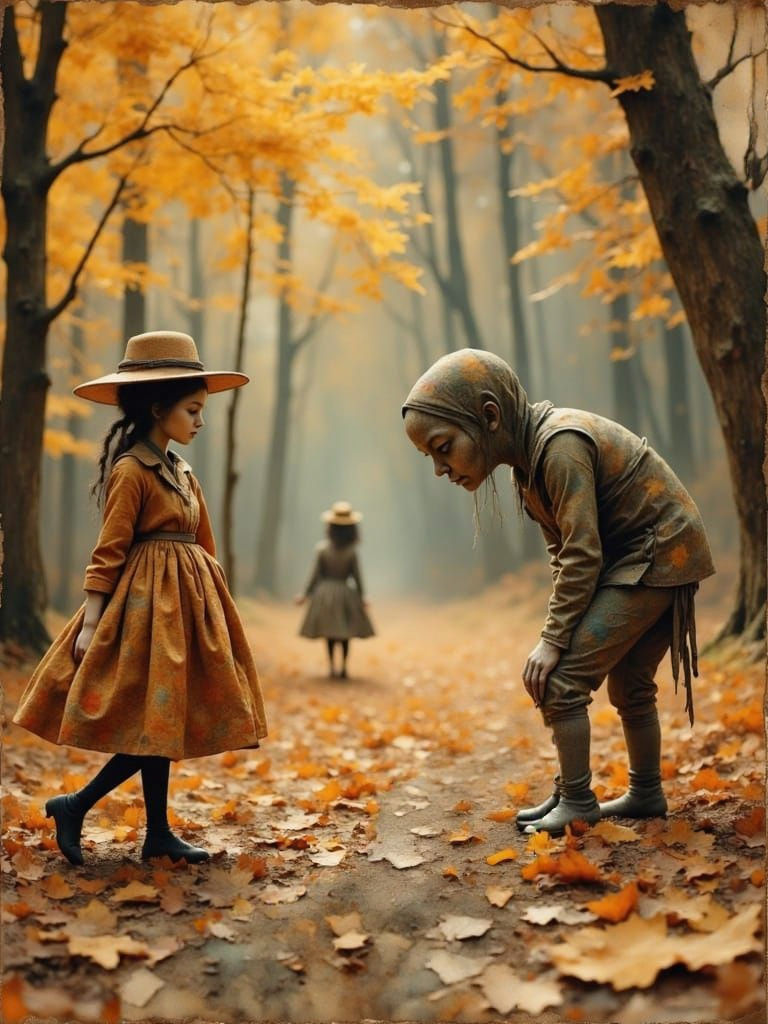 Extinct Animals at a Detailed Carnival Midway in Fabric Art ...