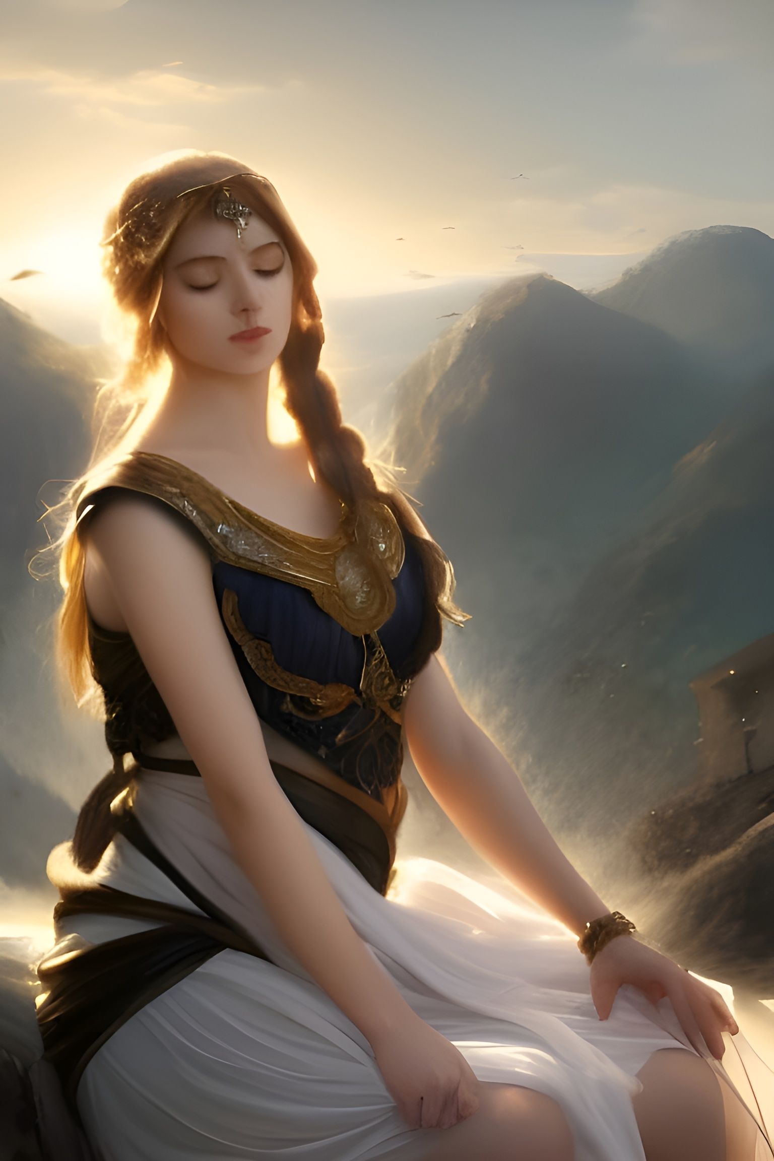 Melete muse of thought and meditation