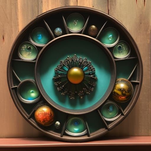 Glow Worms in Baroque Biopunk Habitat