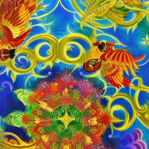 Angels and Devils in a Surreal Kaleidoscope