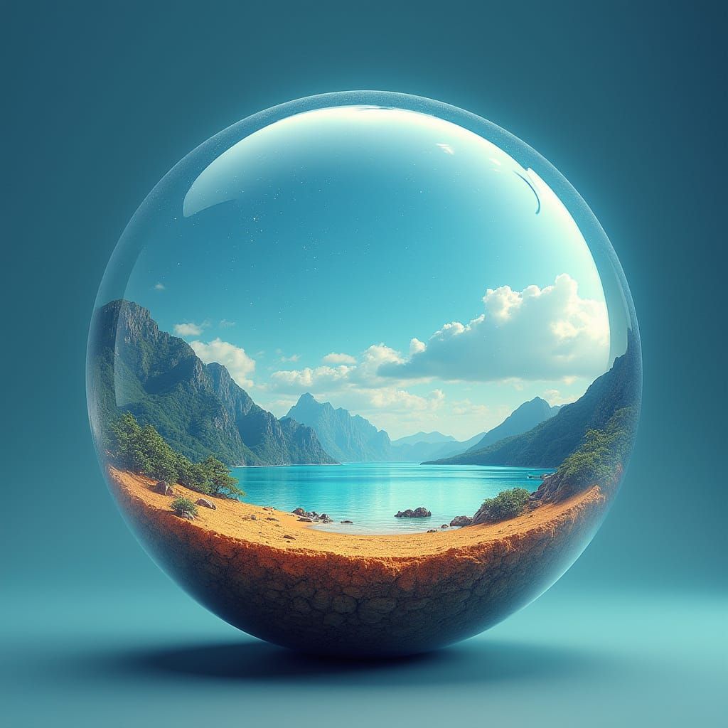 Ethereal Harmony of Elements in a Dreamlike Atmosphere