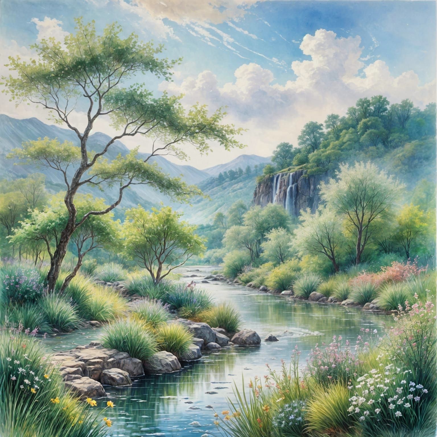 Spring landscape