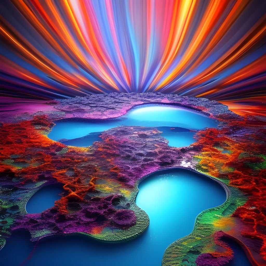 Universe in a Jar: Vivid Digital Fantasy Art