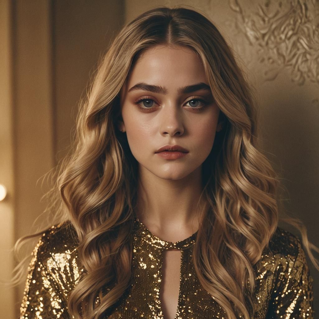 Josephine Langford Vogue Cover in Film Style