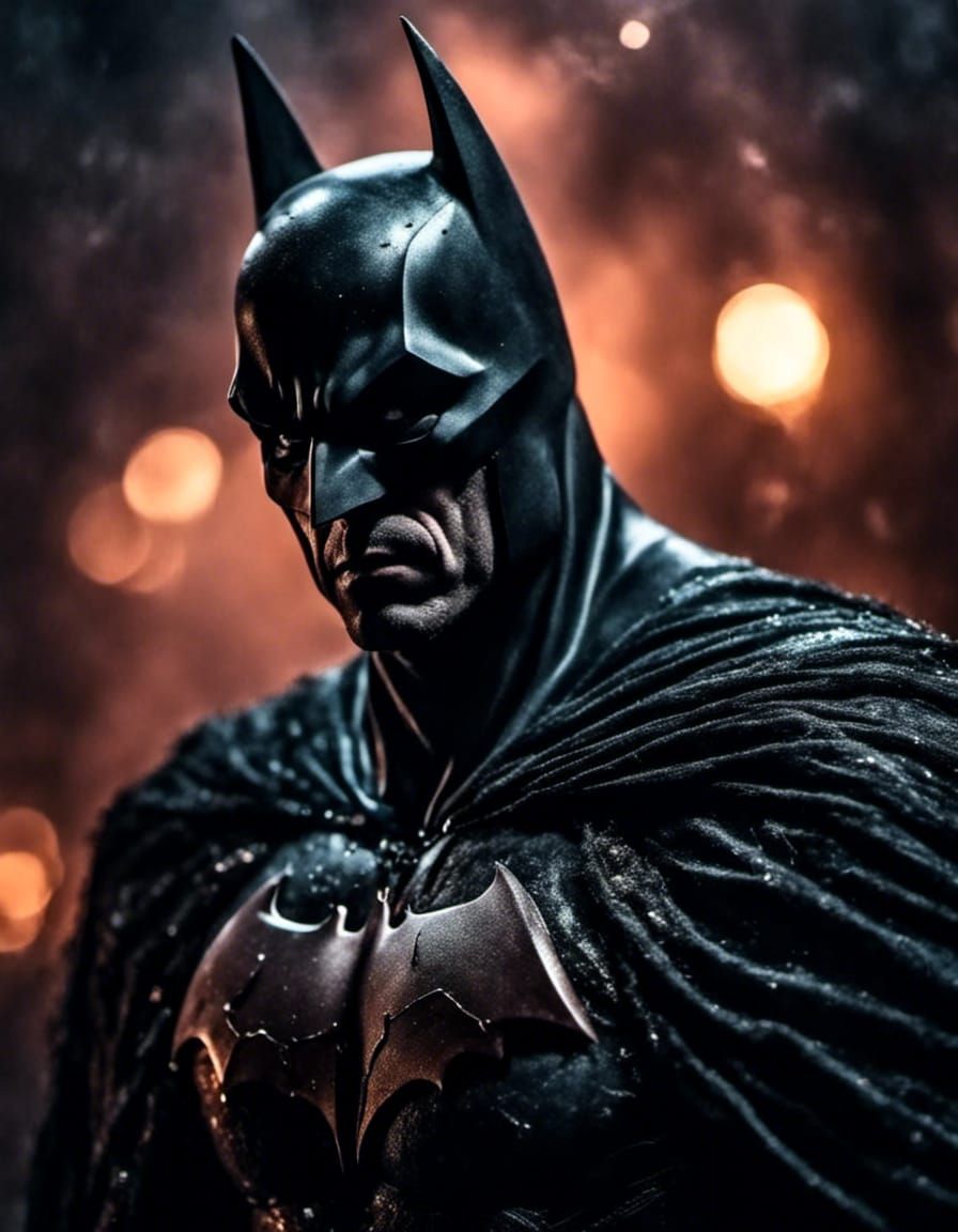 Sinister Batman Portrait in Dark Fantasy Style