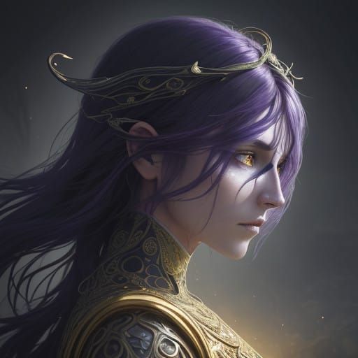 Dark Fantasy Alien Eye Concept Art in Hyper-Realistic Style