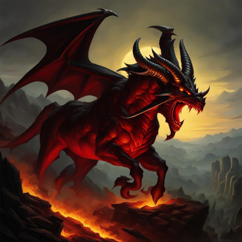 Diablo: Lord of Terror in AI Art