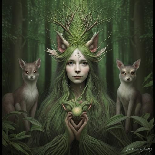 Elven forest god