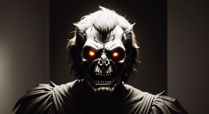 Horrifying Sleep Paralysis Demon Nightmare in Darkness