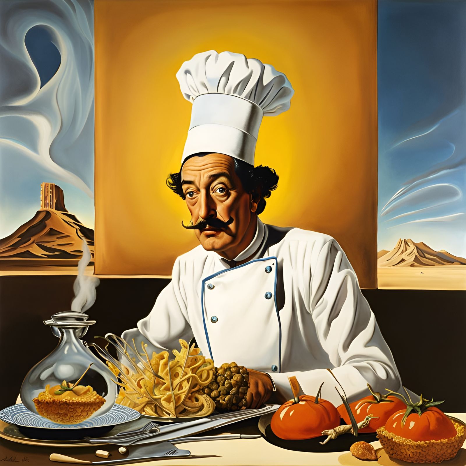 Dalí. Les Dîners de Gala (Dalí's cookbook published in 1973)
