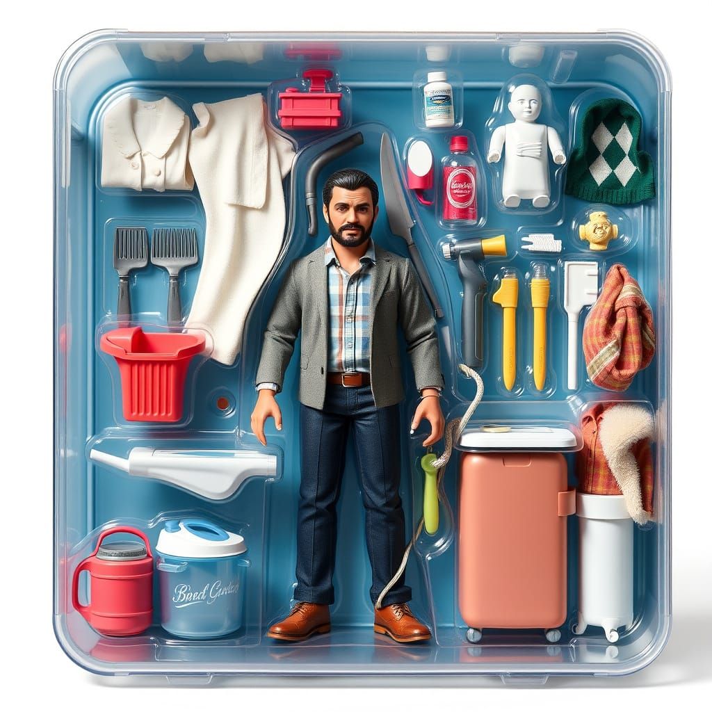 Single Father's Survival Kit Action Figure