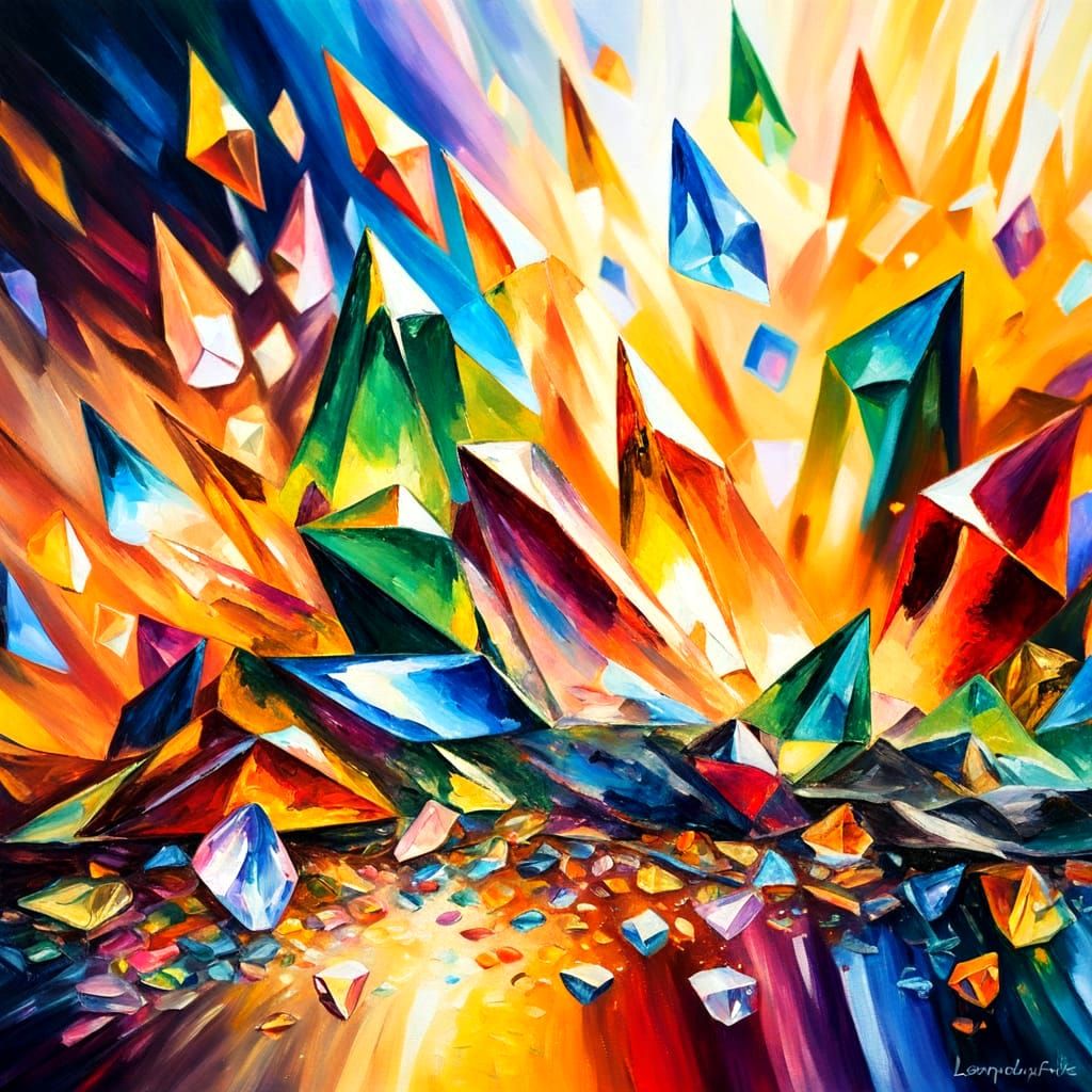 Light Through a Prism: Impressionistic Style