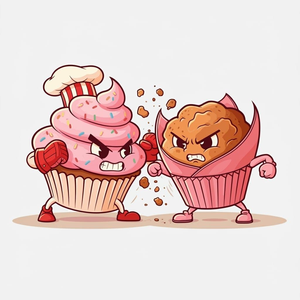 Cupcake vs Muffin: Sugar-Fueled Bakery Battle