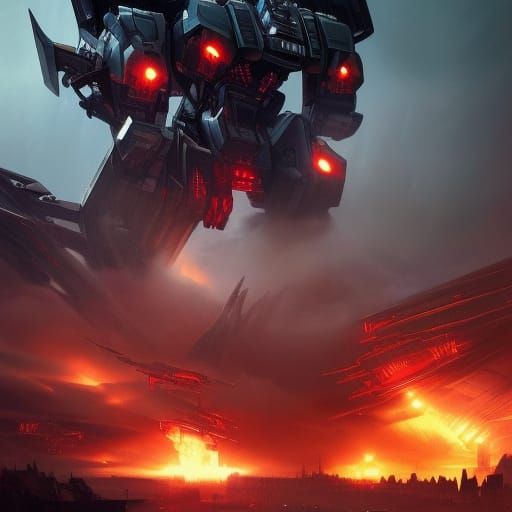 Epic Autobots vs Decepticons Battle on Cybertron