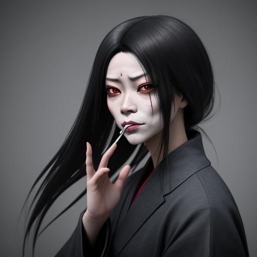 Kuchisake-onna: In Japanese mythology, Kuchisake-onna ("Slit-Mouth Woman") is a woman who is mutilated by a jealous hus...