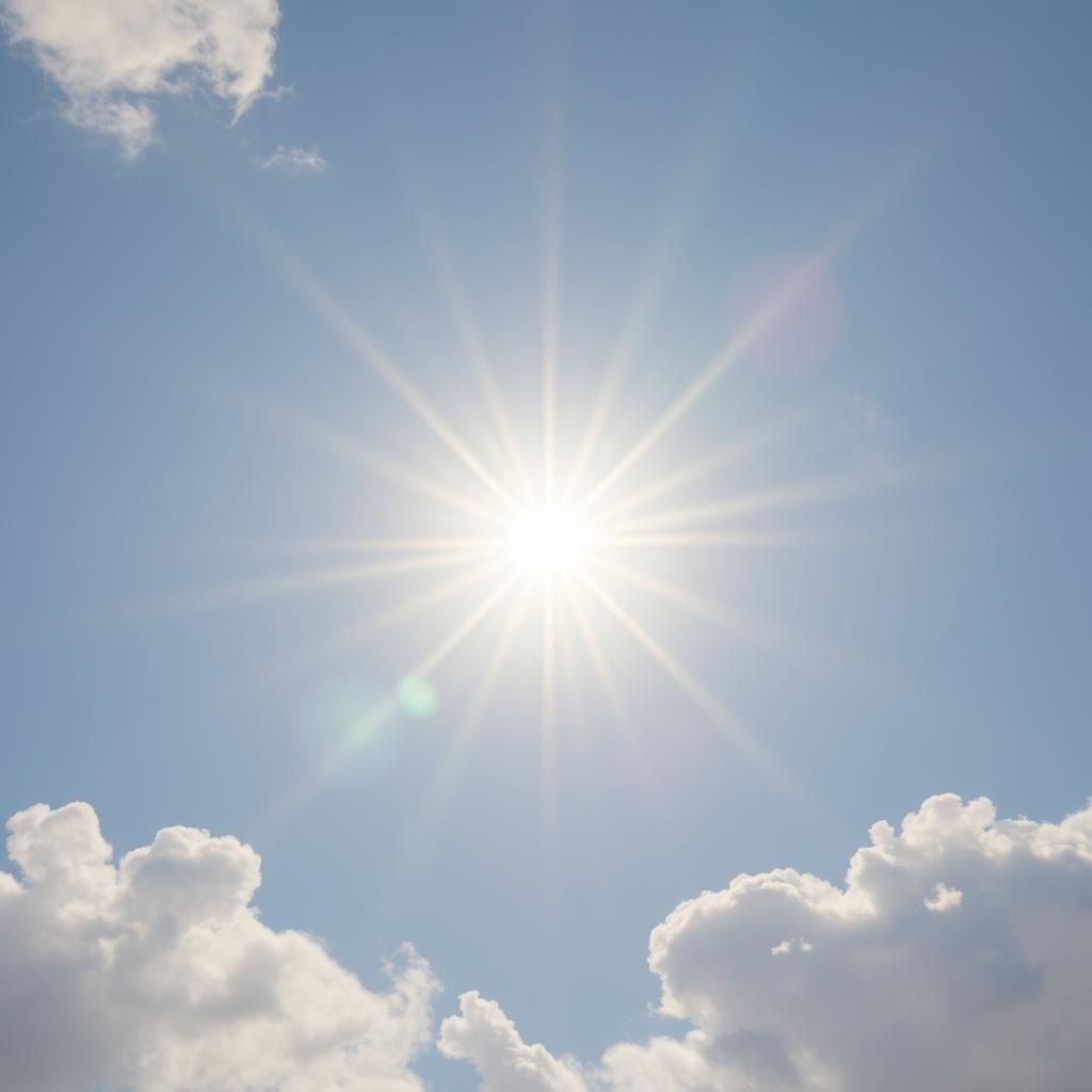 Glowing Giant Silver Star Illuminates Heavenly Skies