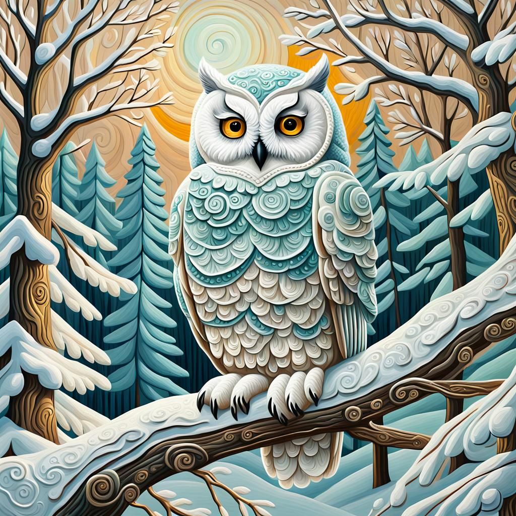 Snow owl