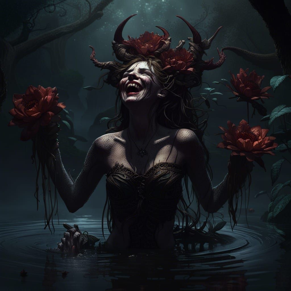 Lilith Laughing in the Garden of Eden
