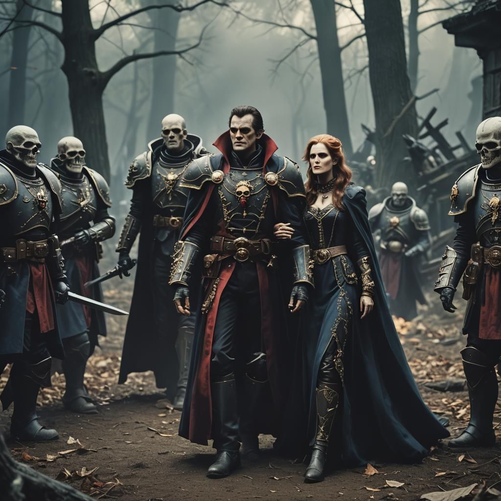Elegant Warhammer 40k Vampire Counts Cinematic Still