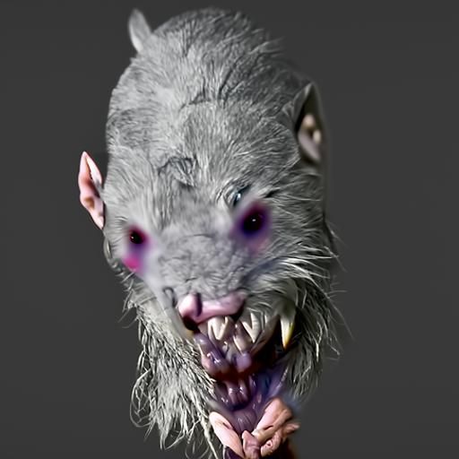 Image of a Frightening Wererat Creature