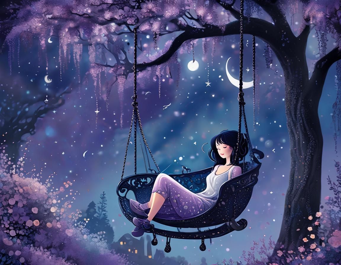 Swing Hanging Woman 10