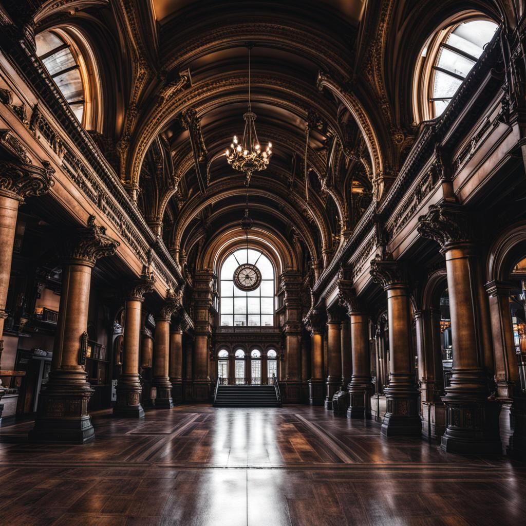 Cyberpunk Glasgow City Chambers