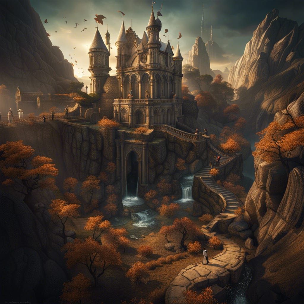 King Arthur and Knights: Detailed Matte Painting