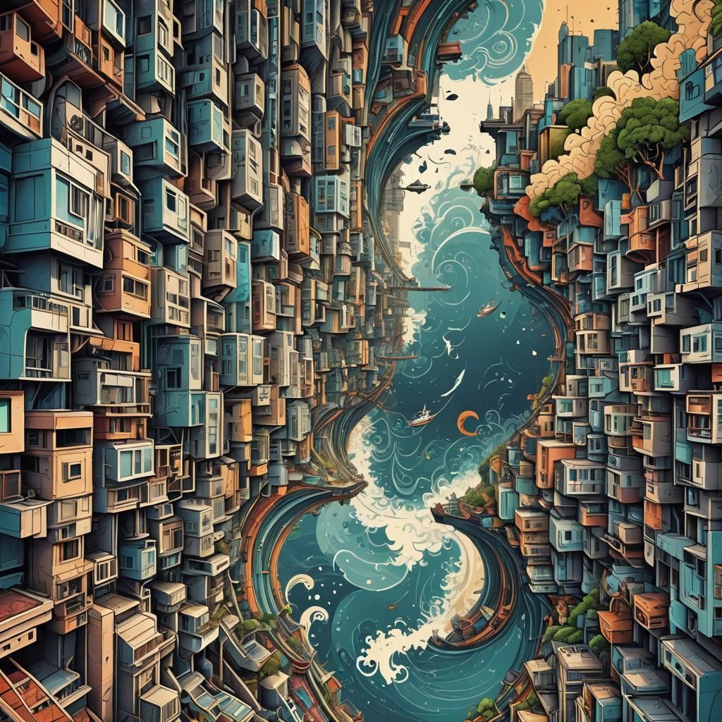 Sci-Fi Bollywood Movie Poster: Urban India 2024