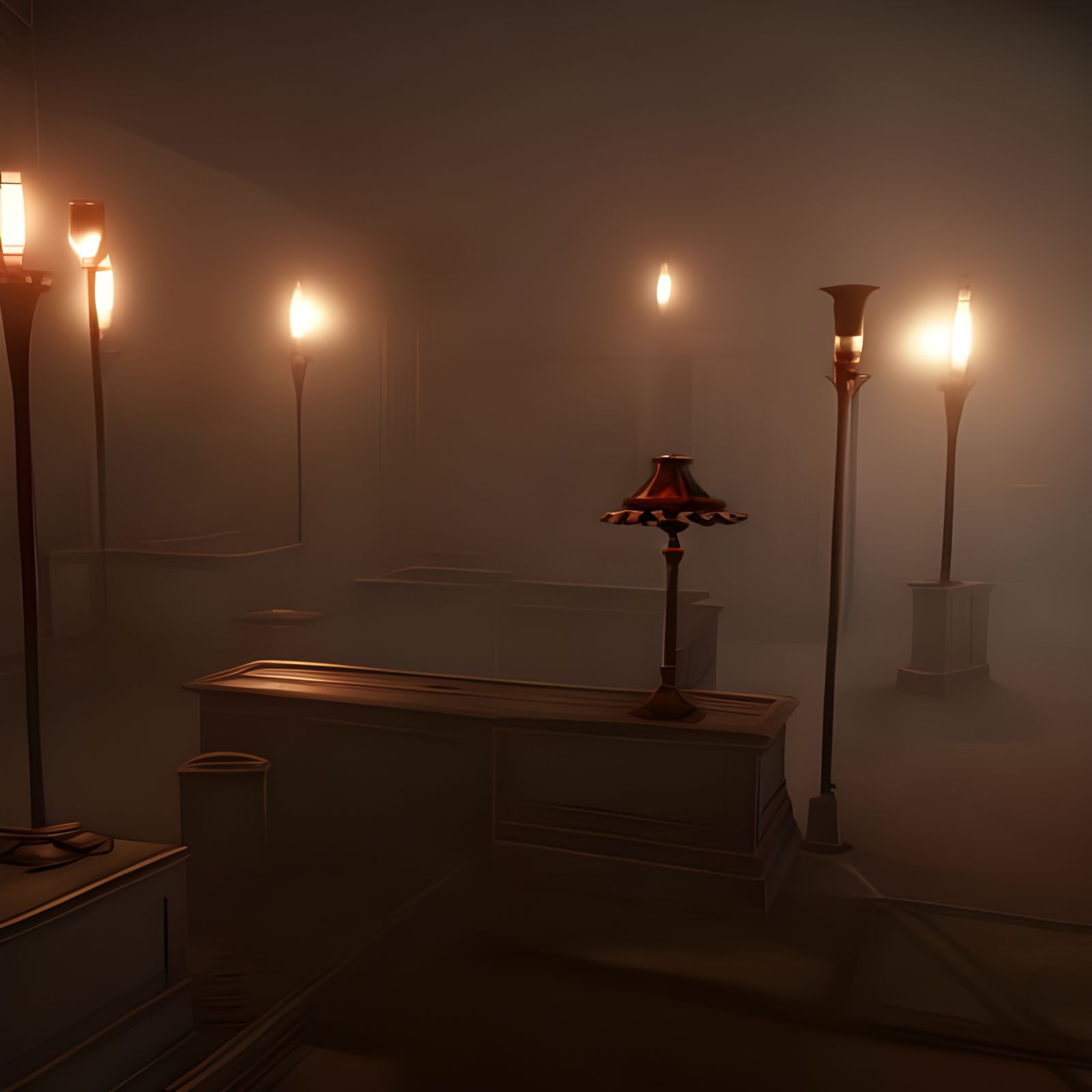 Sinister Detective in Dramatic 3D Shading