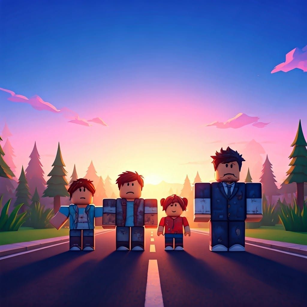 Poverty and Wealth Clash in a Vibrant Roblox World