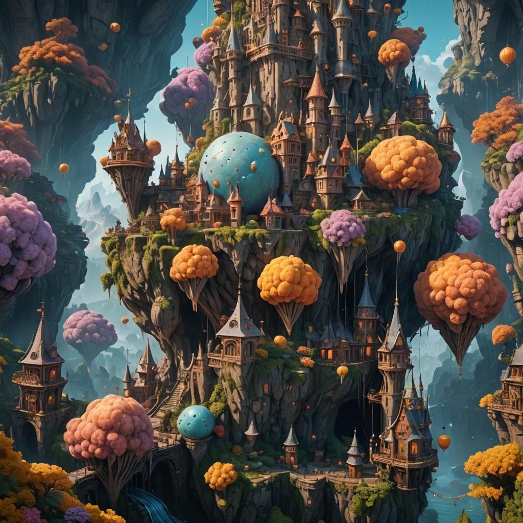 Detailed Matte Painting of Stay Puft