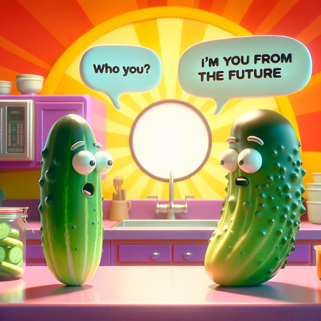 Cucumber Meets Pickle: A 3D Animated Comedy