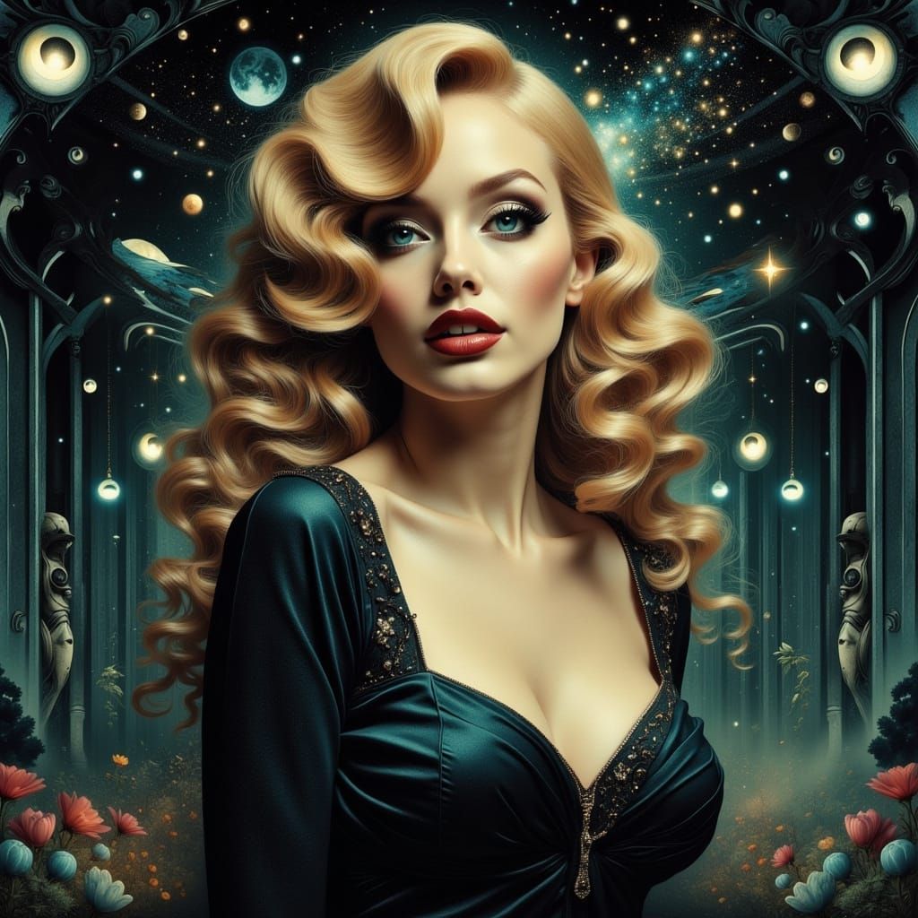 Glamorous Starlet Possessed by Cosmic Horror