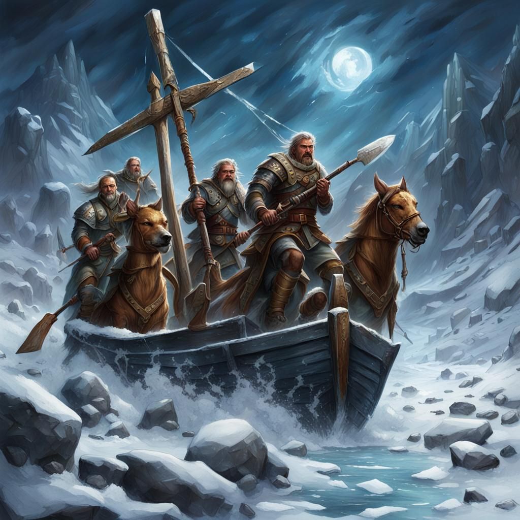 Epic Viking Horde Film Still: Cinematic Masterpiece