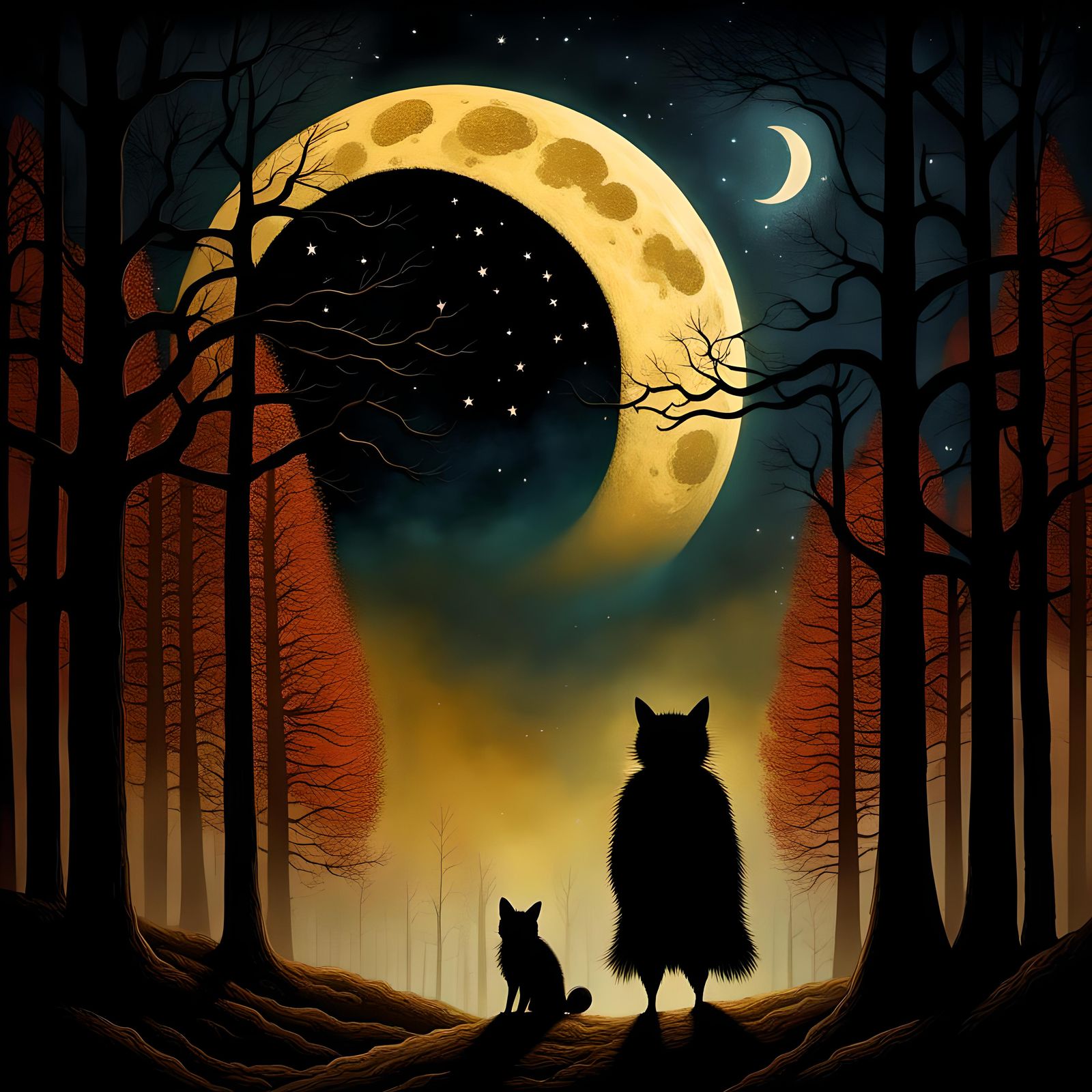 Nightmare Forest in Hyperrealistic Detail