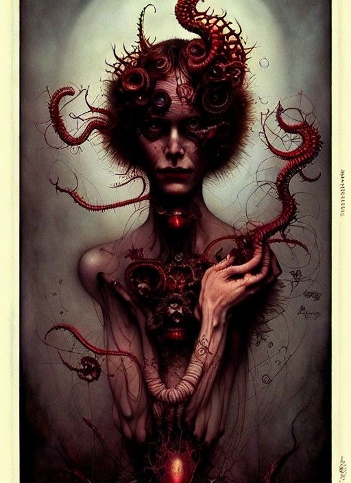 The Devil: Tragic Art in Detailed Comic Style