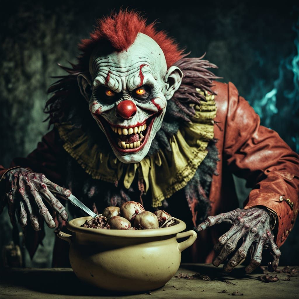 Cinematic Zombie Monkey Cannibal Clown Headhunter