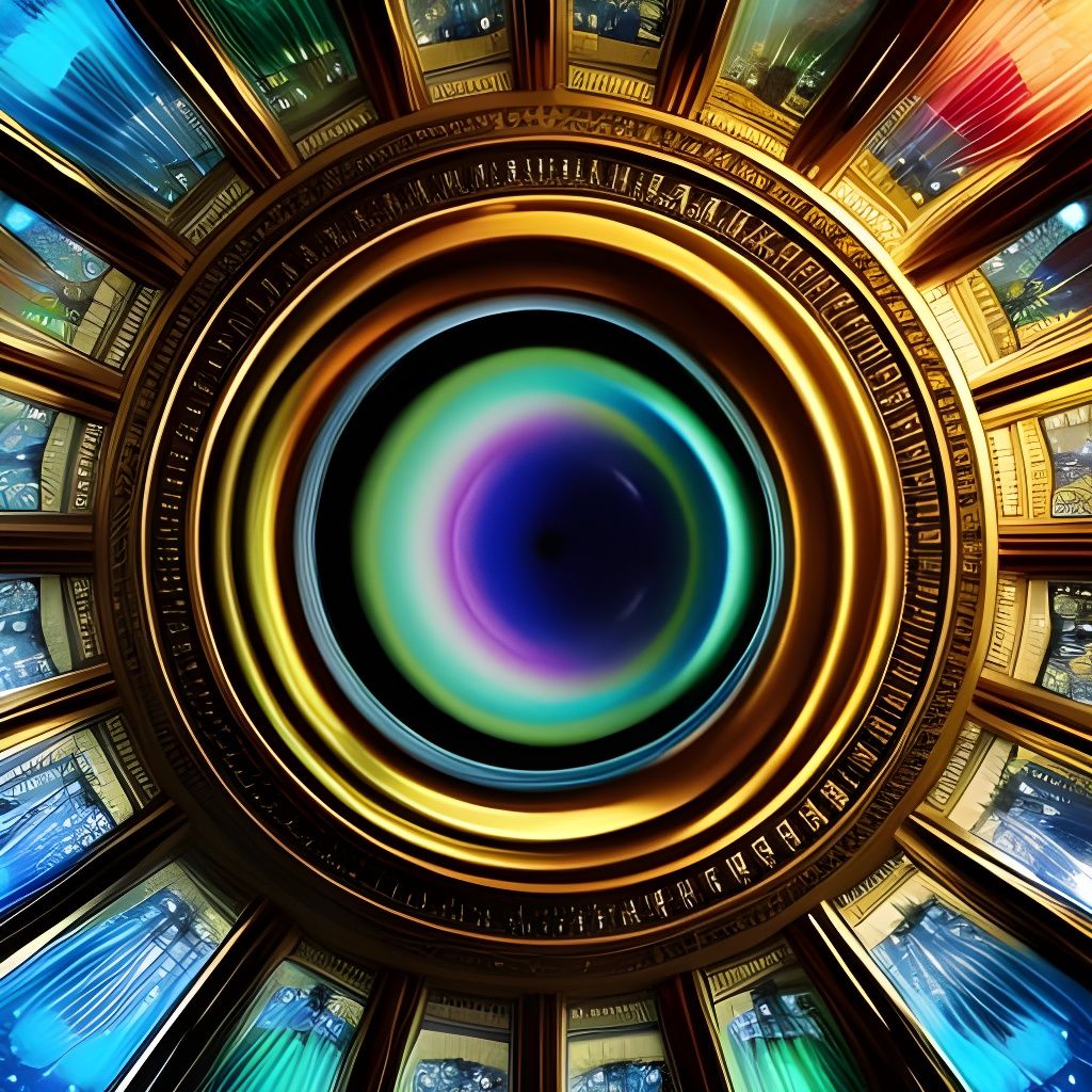 Abstract optical illusion