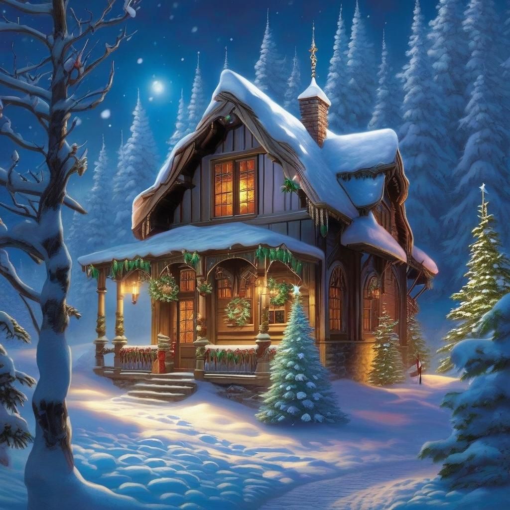 Detailed Storybook Illustration in Gothic Art Style