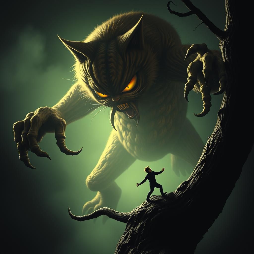 Grotesque Cat Abomination: Eldritch Horror in Biomechanical ...